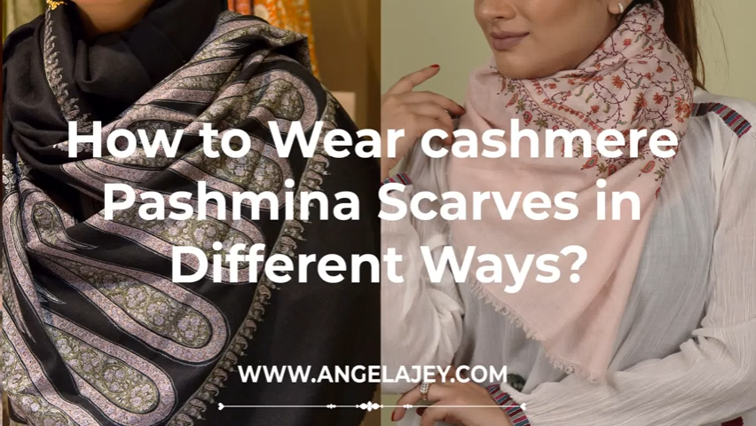 How to Wear a Pashmina Shawls? (13 Stylish Ways) - ANGELA JEY